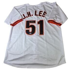 Jung Hoo Lee Signed San Francisco Custom Jersey BAS Witness Auto Korean #51 XL